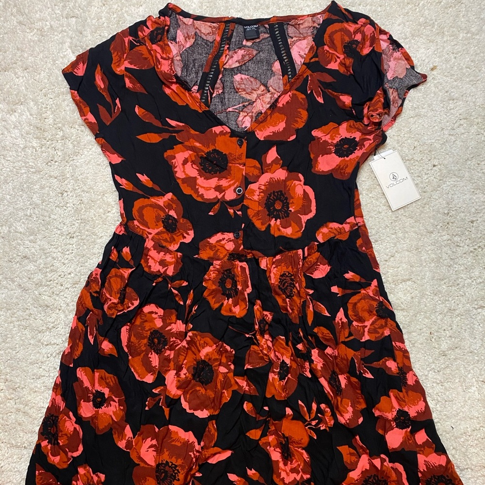 Volcom floral dress